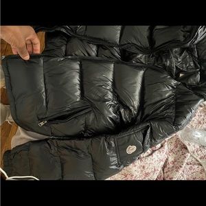 Black Moncler Coat Size 9